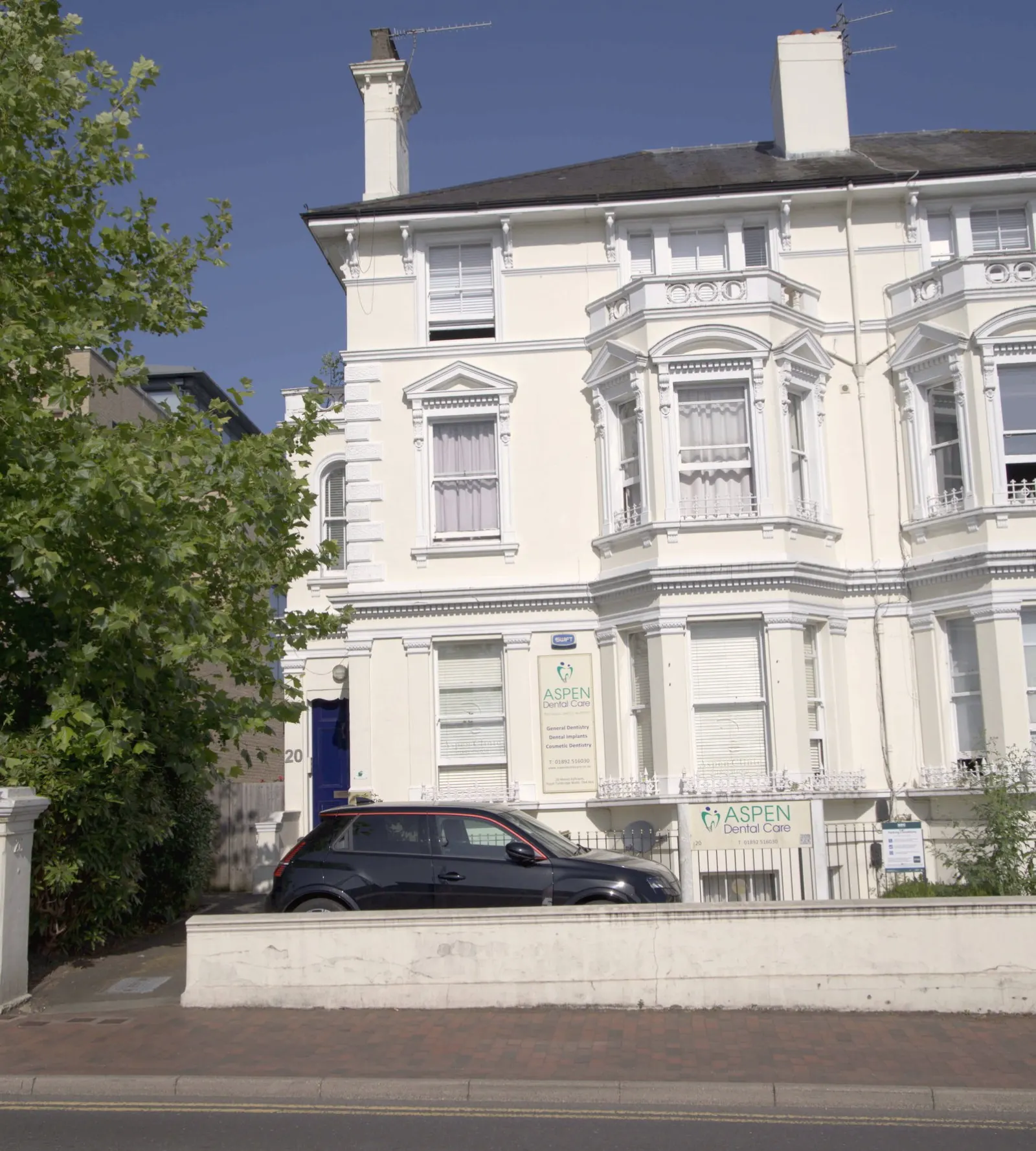 Aspen Dental Care practice building, 20 Mount Ephraim, Tunbridge Wells